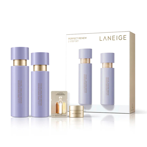 Купить LANEIGE PERFECT RENEW 3X TWO STEP + MINIATURES (150ml + 130ml)